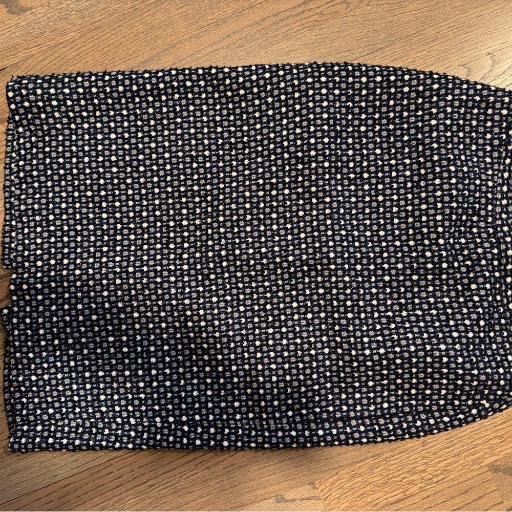 Black and White Patterned Skirt